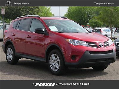 Toyota rav4 awd 4dr le low miles suv automatic gasoline 2.5l dohc sfi 16-valve i