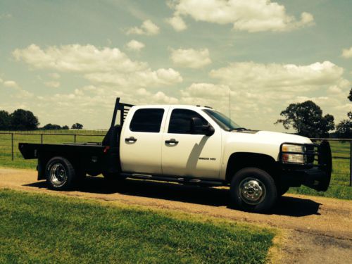 2011 chevrolet silverado-3500-hd duramax diesel-automatic-4x4-flat bed-nav-nr-