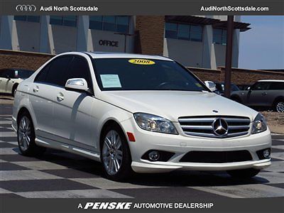 2008 mercedes c300 sport leather 69k miles sun roof clean car fax financing