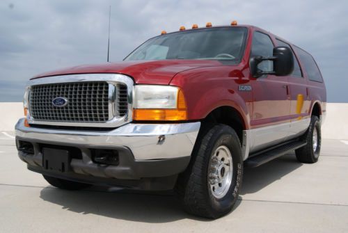 2001 ford excursion xlt - 7.3l turbo diesel - 4x4 - low miles - no reserve!!!!