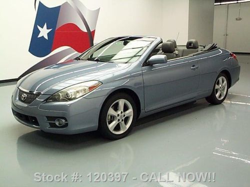 2007 toyota solara sle v6 convertible htd leather 84k texas direct auto