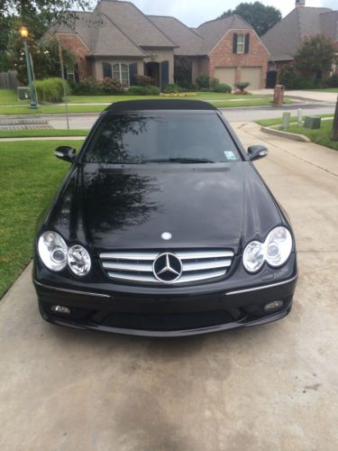 2004 clk 500 mercedes benz clk-class black convertible designo edition