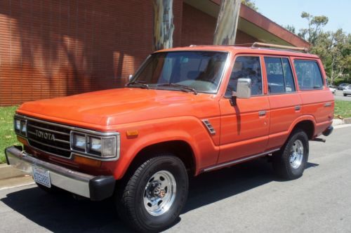 1989 toyota land cruiser california fj62 4wd low miles very original no reserve