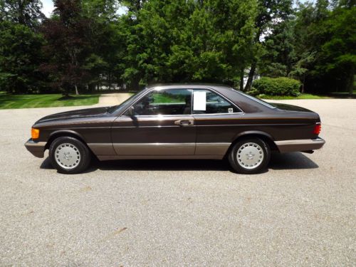 1987 Mercedes Benz 560 SEC "FACTORY SUEDE INTERIOR", US $19,980.00, image 2