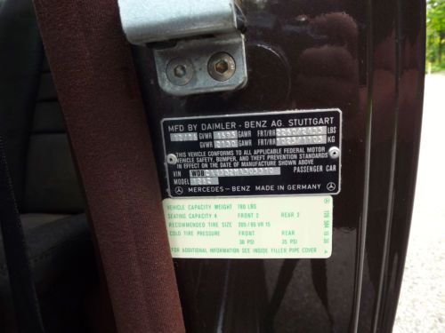 1987 Mercedes Benz 560 SEC "FACTORY SUEDE INTERIOR", US $19,980.00, image 23