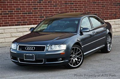 2004 audi a8 l quattro w/navigation -!- cd changer -!- bose -!-extra clean- nice