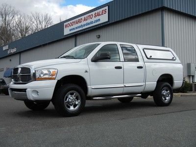 06 dodge 2500 crew quad cab laramie 4x4 short bed cummins diesel leather  loaded