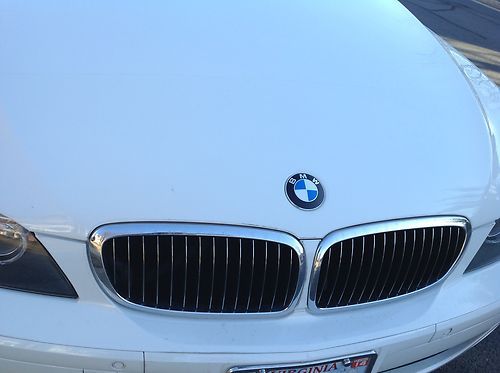 2006 bmw 750li  with navigation white color