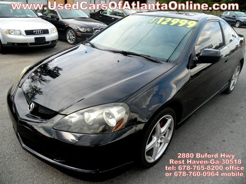 2006 acura rsx type-s, 6 spd manual,96200 miles, perfect, black allover, leather
