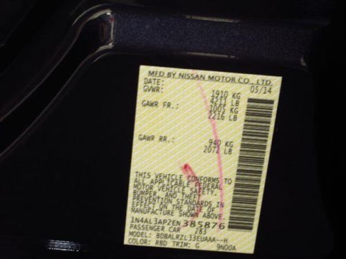 2014 Nissan Altima 2.5 S, US $20,032.00, image 3