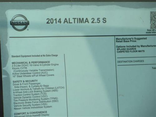 2014 Nissan Altima 2.5 S, US $20,032.00, image 7