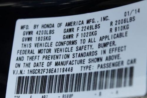 2014 Honda Accord LX, US $23,545.00, image 10