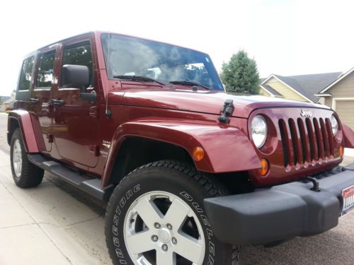 2007 jeep wrangler unlimited sahara sport utility 4-door 3.8l