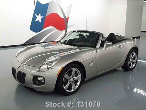 2007 pontiac solstice gxp roadster auto leather 57k mi texas direct auto