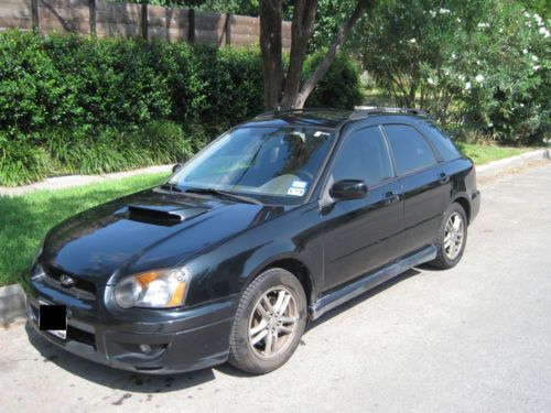 Subaru impreza wrx 5 door, 2005, 5 spd manual, one owner, black, clear title.