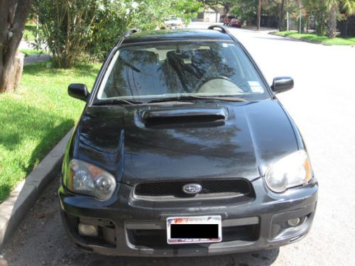 Subaru Impreza WRX 5 door, 2005, 5 spd manual, one owner, black, clear title., image 2