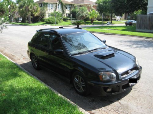 Subaru Impreza WRX 5 door, 2005, 5 spd manual, one owner, black, clear title., image 3
