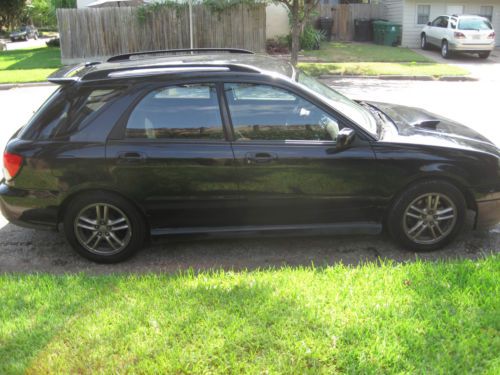 Subaru Impreza WRX 5 door, 2005, 5 spd manual, one owner, black, clear title., image 4