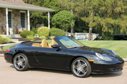 2001 porsche 911 carrera cabriolet 62k original miles 6-speed amazing no reserve