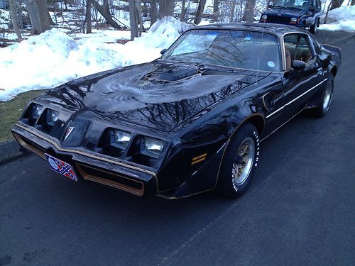 1981 pontiac trans am      4 spd    t-tops   #'s matching  original solid car