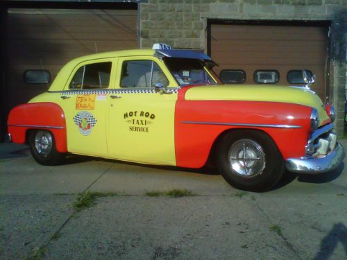 1951 plymouth hot rod taxi,movie prop,wedding photos,rat rod,street rod,muscle