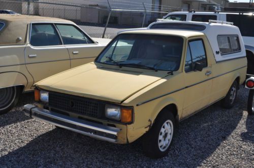 Volkswagen rabbit pickup truck same owner since 1990