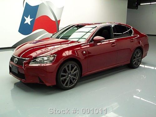 2013 lexus gs350 awd f-sport sunroof nav rear cam 21k texas direct auto