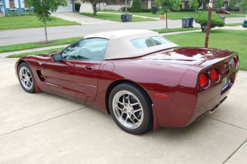 2003 chevrolet corvette 50th anniversary edition convertible 2-door 5.7l