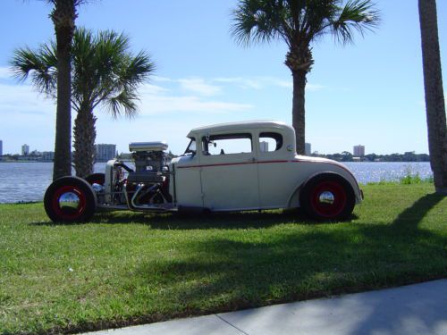 1931 ford model a 5 window coupe hotrod ratrod streetrod custom vintage car rare