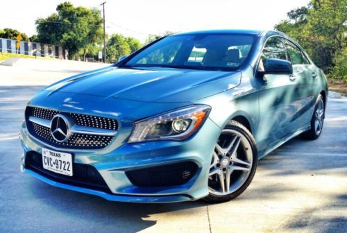 Mercedes-benz cla 250 rare universal blue - nav - 38mpg - low miles!!!