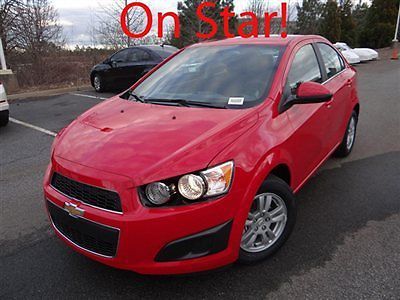 Chevrolet sonic lt new 4 dr sedan automatic gasoline 1.8l l4 mpi dohc 16v red ho