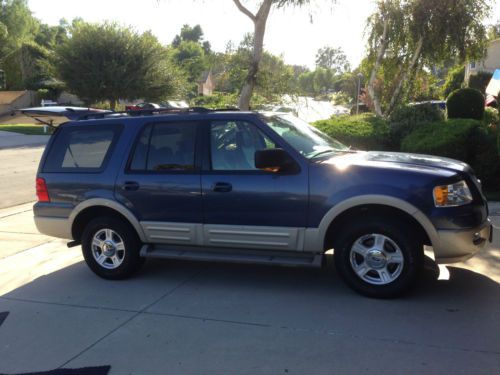 2006 ford expedition, blue, eddie bauer, nav, dvd, tow pkg