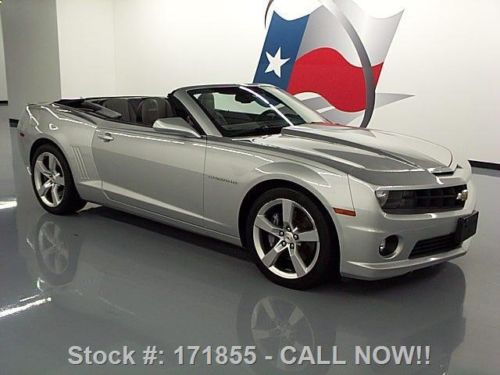 2011 CHEVY CAMARO 2SS CONVERTIBLE LEATHER HUD 20'S 39K TEXAS DIRECT AUTO, US $28,980.00, image 3