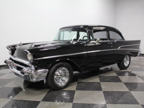 Built 283 v8, auto, pwr steering, front discs, fresh interior, nice!!