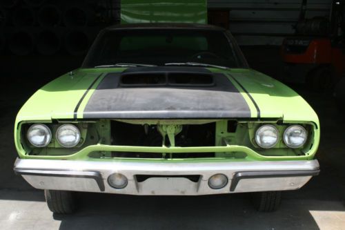 1970 plymouth roadrunner (clone) project car  mopar