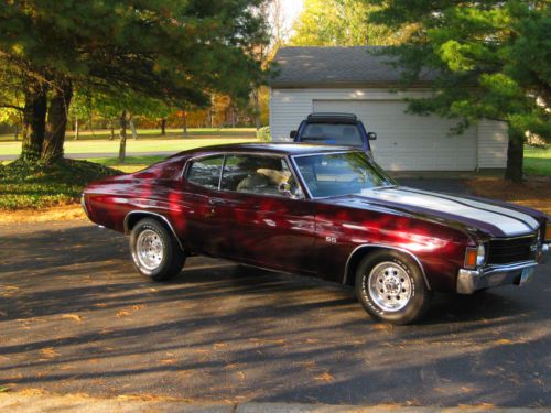 508 hp/508 lb-ft 383 stroker burgundy 1972 chevelle ss clone