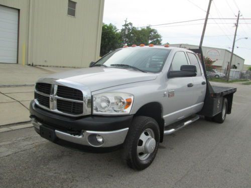 2007 ram 3500 hd slt auto dually flat bed diesel 6.7l one owner