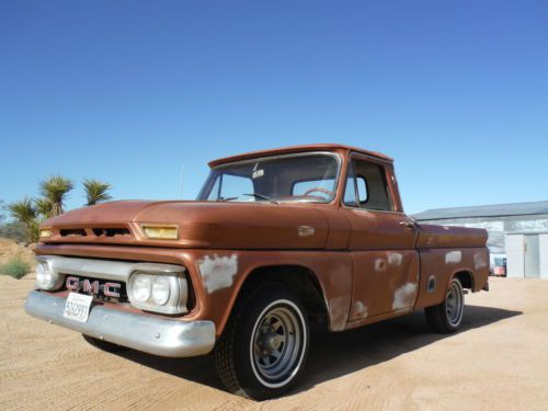 1966 gmc rare c-10 1/2 ton custom shortbed, 350 3 speed, california truck !!!!!!