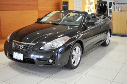 Used camry solara convertible leather triple black heated seats automatic