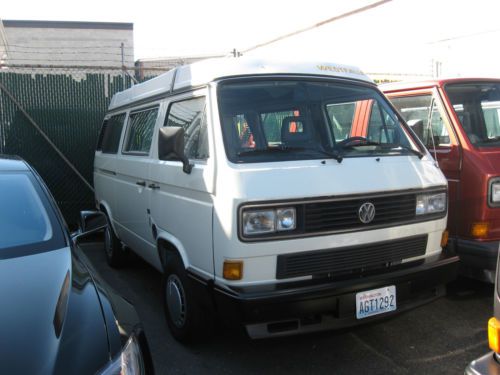 1988 vw vanagon westfalia full camper 91,920 actual miles rebuilt eng. and trans