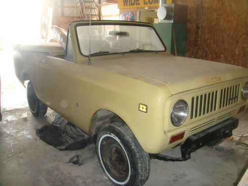 1973 international scout ii 4x4 project vehicle