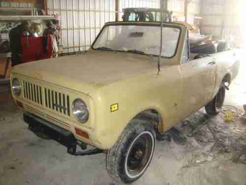 1973 International Scout II 4x4 Project Vehicle, image 3