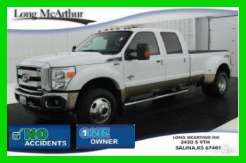 2011 lariat 6.7 v8 diesel 4x4 crew cab! leather! dually! fx4 low miles!