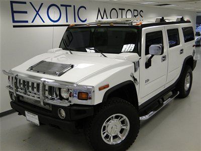 2005 hummer h2 awd nav rear cam heated-sts 3rd-row chrome pkg cd only 29k miles