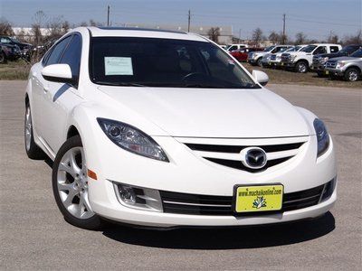 Finance sedan fwd v6 white tan leather interior automatic transmission alloys ac