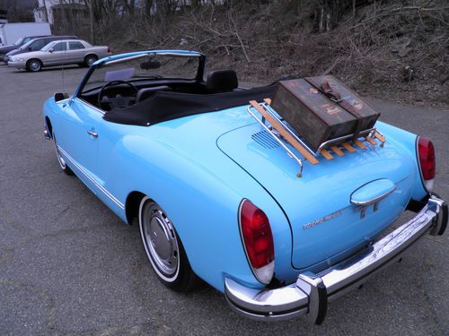1973 volkswagen karmann ghia convertible with only 37,000 miles