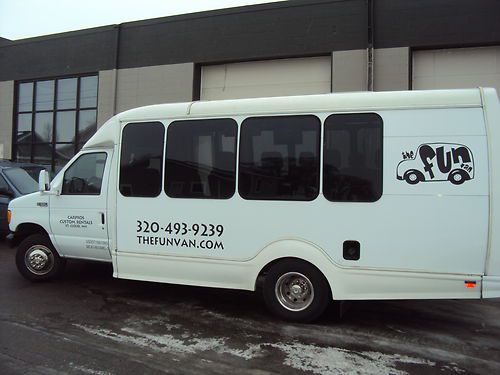 2005 ford e350 v8 shuttle bus limo bus mini party bus