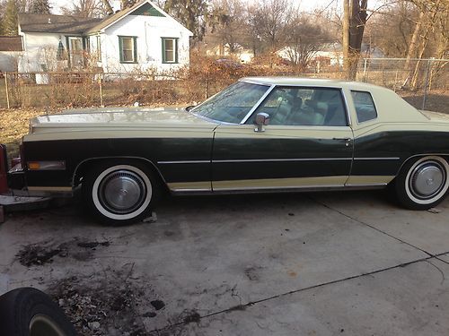 1978 cadillac eldorado biarritz coupe 2-door 7.0l 10,420 miles