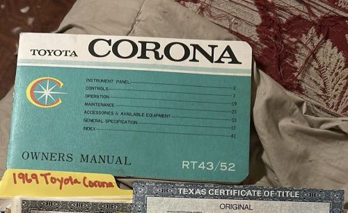 1969 Toyota Corona, US $10,000.00, image 5