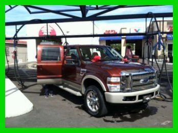 2008 lariat turbo 6.4l v8 diesel 4wd sunroof  leather navigation cd